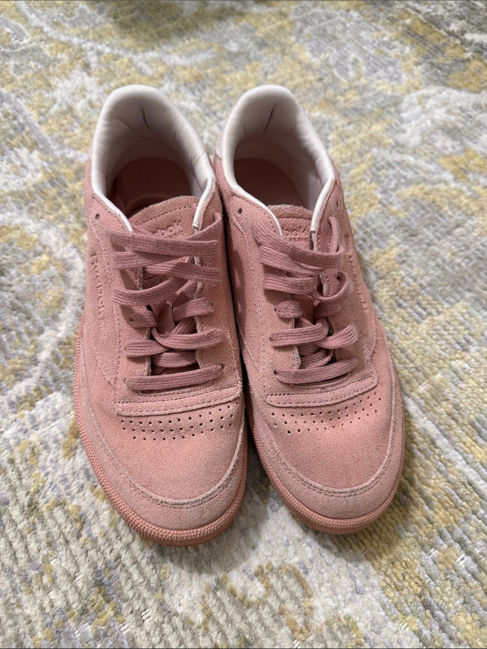 Reebok Women's Suede Sneakers in Dusty Rose